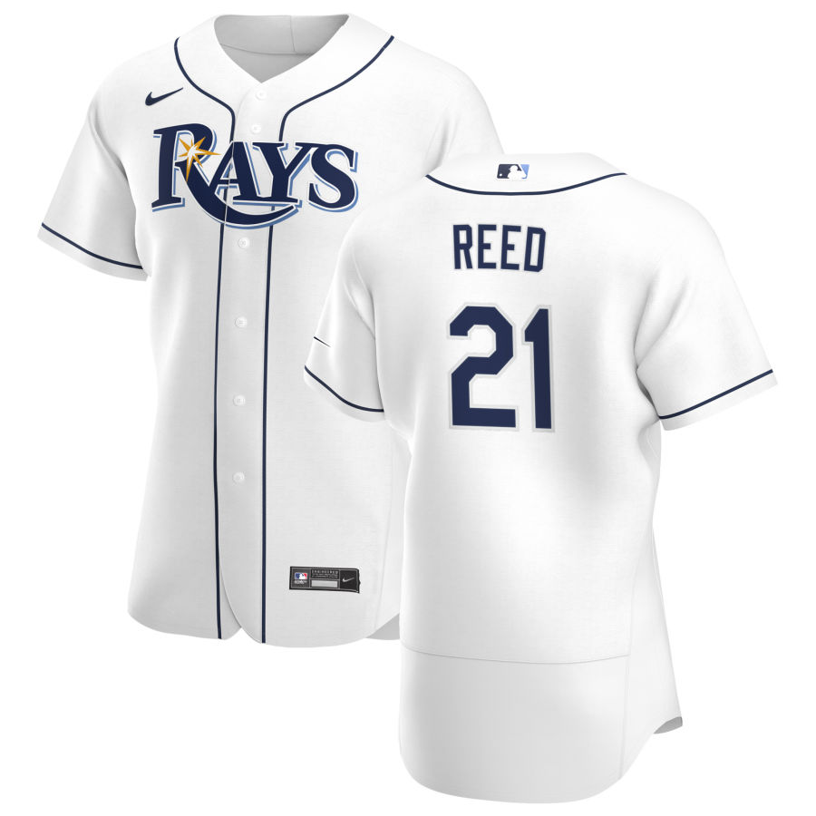 Tampa Bay Rays #21 Cody Reed Men Nike White Home 2020 Authentic Player MLB Jersey